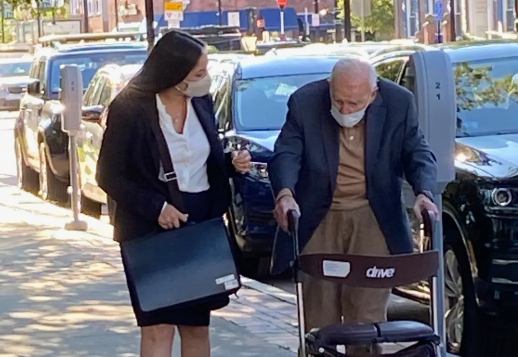 Former cardinal Theodore McCarrick outside the Dedham District Court on Friday, Sept. 3, 2021.?w=200&h=150